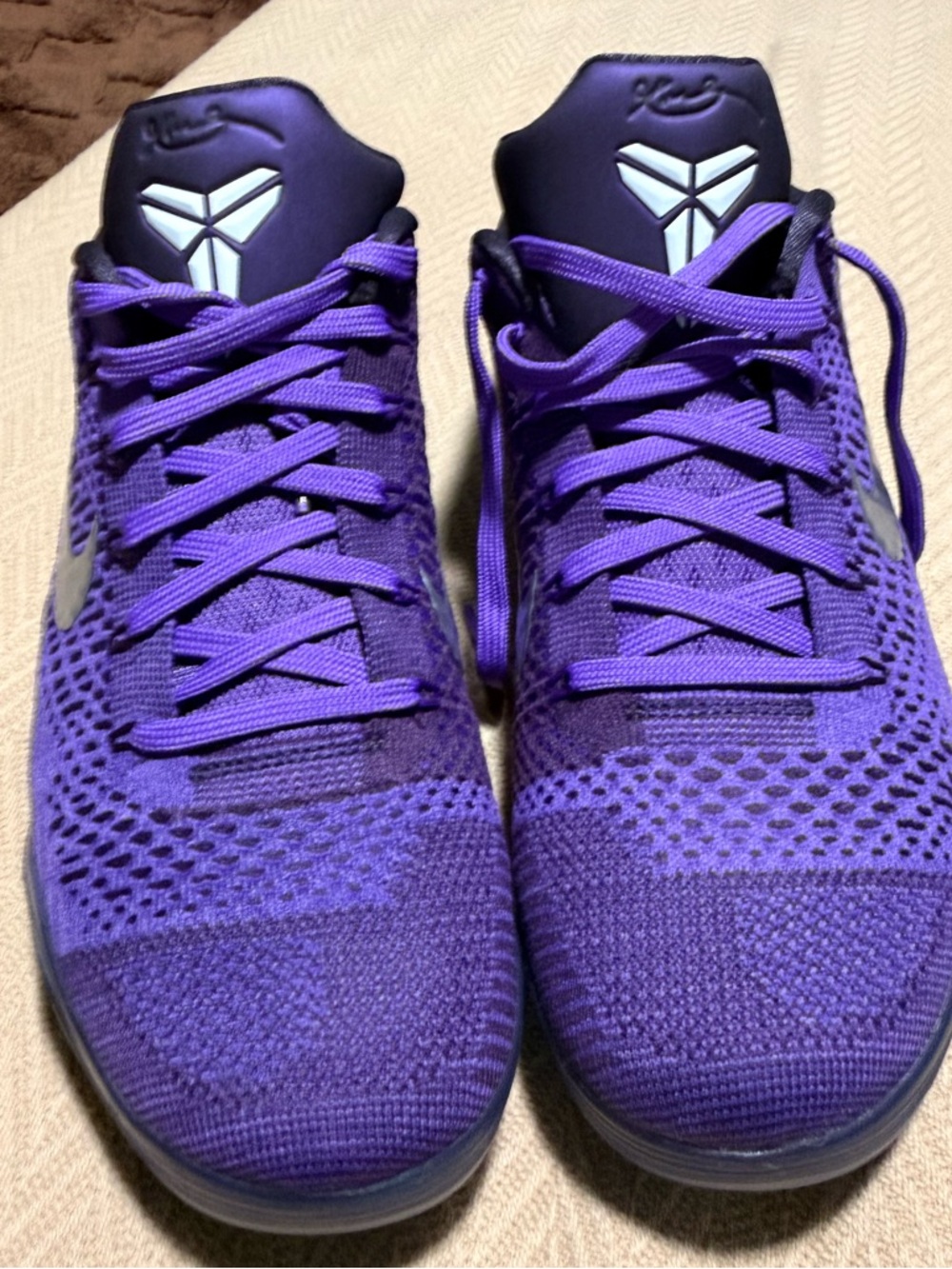 Nike Purple Flyknit Kobe Basketball Shoes